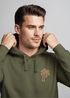 Hoodie Herren Palme Logo Print Sommer Badge Emblem Minimal Line Art Fashion Streetstyle Neverless®preview