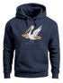 Hoodie Herren Pelikan Print Surfer Surfboard Kapuzen-Pullover Männer Fashion Streetstyle Neverless®preview