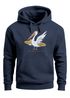 Hoodie Herren Pelikan Print Surfer Surfboard Kapuzen-Pullover Männer Fashion Streetstyle Neverless®preview