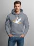 Hoodie Herren Pelikan Print Surfer Surfboard Kapuzen-Pullover Männer Fashion Streetstyle Neverless®preview