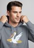 Hoodie Herren Pelikan Print Surfer Surfboard Kapuzen-Pullover Männer Fashion Streetstyle Neverless®preview