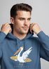 Hoodie Herren Pelikan Print Surfer Surfboard Kapuzen-Pullover Männer Fashion Streetstyle Neverless®preview
