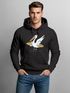 Hoodie Herren Pelikan Print Surfer Surfboard Kapuzen-Pullover Männer Fashion Streetstyle Neverless®preview