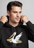 Hoodie Herren Pelikan Print Surfer Surfboard Kapuzen-Pullover Männer Fashion Streetstyle Neverless®preview