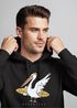 Hoodie Herren Pelikan Print Surfer Surfboard Kapuzen-Pullover Männer Fashion Streetstyle Neverless®preview