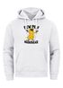 Hoodie Herren Pew Pew Madafakas Crazy Chick Küken Meme Spruch Trend Kapuzen-Pullover Moonworks®preview