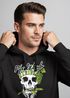 Hoodie Herren  Pfalzbub Pfälzer Wein Skull Totenkopf Print Kapuzen-Pullover Männer Fashion Streetstyle Neverless®preview