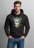 Hoodie Herren  Pfalzbub Pfälzer Wein Skull Totenkopf Print Kapuzen-Pullover Männer Fashion Streetstyle Neverless®preview
