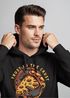Hoodie Herren Pizza Motiv Comic Stil Spruch Trust in the crust Fashion Streetstyle Kapuzen-Pullover Männer Neverless®preview