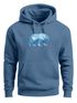 Hoodie Herren Polygon Grafik Bär Outdoor Fashion Tiermotiv Wandern Geometric Style Neverless®preview