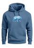 Hoodie Herren Polygon Grafik Bär Outdoor Fashion Tiermotiv Wandern Geometric Style Neverless®preview