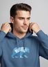 Hoodie Herren Polygon Grafik Bär Outdoor Fashion Tiermotiv Wandern Geometric Style Neverless®preview