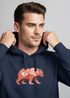 Hoodie Herren Polygon Grafik Bär Outdoor Motive Print Natur Fashion Neverless®preview