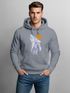 Hoodie Herren Polygon Print Wolf Wald Outdoor Adventure Natur Tiermotiv Fashion Streetstyle Neverless®preview