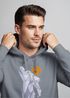Hoodie Herren Polygon Print Wolf Wald Outdoor Adventure Natur Tiermotiv Fashion Streetstyle Neverless®preview