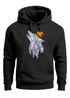 Hoodie Herren Polygon Print Wolf Wald Outdoor Adventure Natur Tiermotiv Fashion Streetstyle Neverless®preview