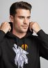 Hoodie Herren Polygon Print Wolf Wald Outdoor Adventure Natur Tiermotiv Fashion Streetstyle Neverless®preview