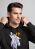 Hoodie Herren Polygon Print Wolf Wald Outdoor Adventure Natur Tiermotiv Fashion Streetstyle Neverless®preview
