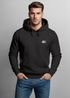 Hoodie Herren Print Aufdruck 4K Logo Kapuzen-Pullover Männer Fashion Streetstyle Neverless®preview