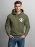 Hoodie Herren Print Aufdruck Alpha Superhero Gym Anarchy Badge Logo Fashion Streetstyle Neverless®preview