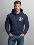 Hoodie Herren Print Aufdruck Alpha Superhero Gym Anarchy Badge Logo Fashion Streetstyle Neverless®preview
