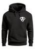 Hoodie Herren Print Aufdruck Alpha Superhero Gym Anarchy Badge Logo Fashion Streetstyle Neverless®preview