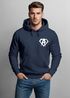 Hoodie Herren Print Aufdruck Alpha Superhero Gym Anarchy Badge Logo Fashion Streetstyle Neverless®preview