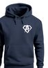 Hoodie Herren Print Aufdruck Alpha Superhero Gym Anarchy Badge Logo Fashion Streetstyle Neverless®preview