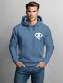 Hoodie Herren Print Aufdruck Alpha Superhero Gym Anarchy Badge Logo Fashion Streetstyle Neverless®preview