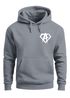 Hoodie Herren Print Aufdruck Alpha Superhero Gym Anarchy Badge Logo Fashion Streetstyle Neverless®preview