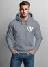 Hoodie Herren Print Aufdruck Alpha Superhero Gym Anarchy Badge Logo Fashion Streetstyle Neverless®preview