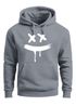 Hoodie Herren Print Aufdruck Drip Smile Motiv Kapuzen-Pullover Männer Fashion Streetstyle Techwear Neverless®preview
