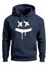 Hoodie Herren Print Aufdruck Drip Smile Motiv Kapuzen-Pullover Männer Fashion Streetstyle Techwear Neverless®preview