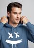 Hoodie Herren Print Aufdruck Drip Smile Motiv Kapuzen-Pullover Männer Fashion Streetstyle Techwear Neverless®preview