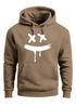 Hoodie Herren Print Aufdruck Drip Smile Motiv Kapuzen-Pullover Männer Fashion Streetstyle Techwear Neverless®preview