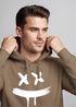 Hoodie Herren Print Aufdruck Drip Smile Motiv Kapuzen-Pullover Männer Fashion Streetstyle Techwear Neverless®preview
