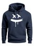 Hoodie Herren Print Aufdruck Drip Smile Motiv Kapuzen-Pullover Männer Fashion Streetstyle Techwear Neverless®preview