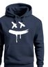Hoodie Herren Print Aufdruck Drip Smile Motiv Kapuzen-Pullover Männer Fashion Streetstyle Techwear Neverless®preview