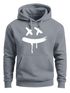 Hoodie Herren Print Aufdruck Drip Smile Motiv Kapuzen-Pullover Männer Fashion Streetstyle Techwear Neverless®preview