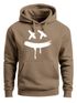 Hoodie Herren Print Aufdruck Drip Smile Motiv Kapuzen-Pullover Männer Fashion Streetstyle Techwear Neverless®preview