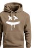 Hoodie Herren Print Aufdruck Drip Smile Motiv Kapuzen-Pullover Männer Fashion Streetstyle Techwear Neverless®preview