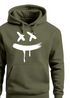 Hoodie Herren Print Aufdruck Drip Smile Motiv Kapuzen-Pullover Männer Fashion Streetstyle Techwear Neverless®preview