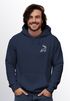 Hoodie Herren Print Aufdruck Hirsch Wald-Tiere Kapuzen-Pullover Männer Outdoor Fashion Streetstyle Neverless®preview