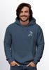 Hoodie Herren Print Aufdruck Hirsch Wald-Tiere Kapuzen-Pullover Männer Outdoor Fashion Streetstyle Neverless®preview
