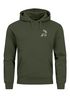 Hoodie Herren Print Aufdruck Hirsch Wald-Tiere Kapuzen-Pullover Männer Outdoor Fashion Streetstyle Neverless®preview