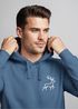 Hoodie Herren Print Aufdruck Hirsch Wald-Tiere Kapuzen-Pullover Männer Outdoor Fashion Streetstyle Neverless®preview
