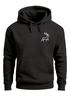 Hoodie Herren Print Aufdruck Hirsch Wald-Tiere Kapuzen-Pullover Männer Outdoor Fashion Streetstyle Neverless®preview