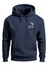 Hoodie Herren Print Aufdruck Hirsch Wald-Tiere Kapuzen-Pullover Männer Outdoor Fashion Streetstyle Neverless®preview