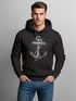 Hoodie Herren Print Aufdruck Kapuzen-Pullover Männer Fashion Streetstyle Neverless®preview