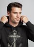 Hoodie Herren Print Aufdruck Kapuzen-Pullover Männer Fashion Streetstyle Neverless®preview